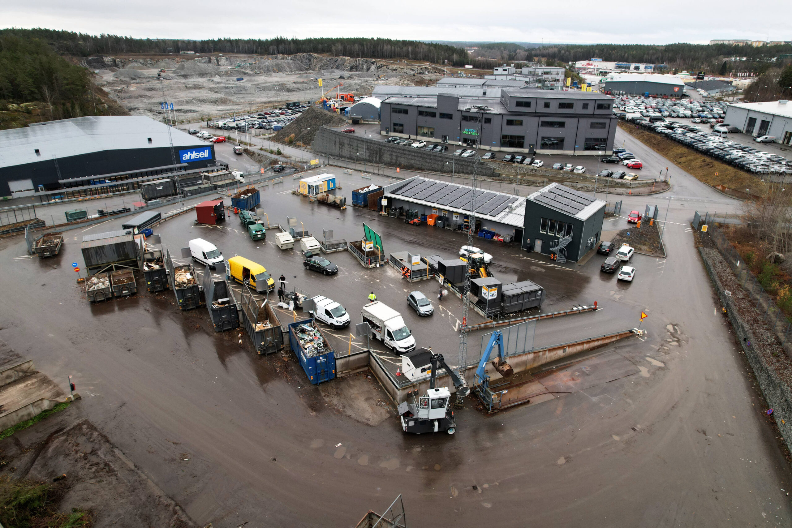 Recycling station - Telge Återvinning